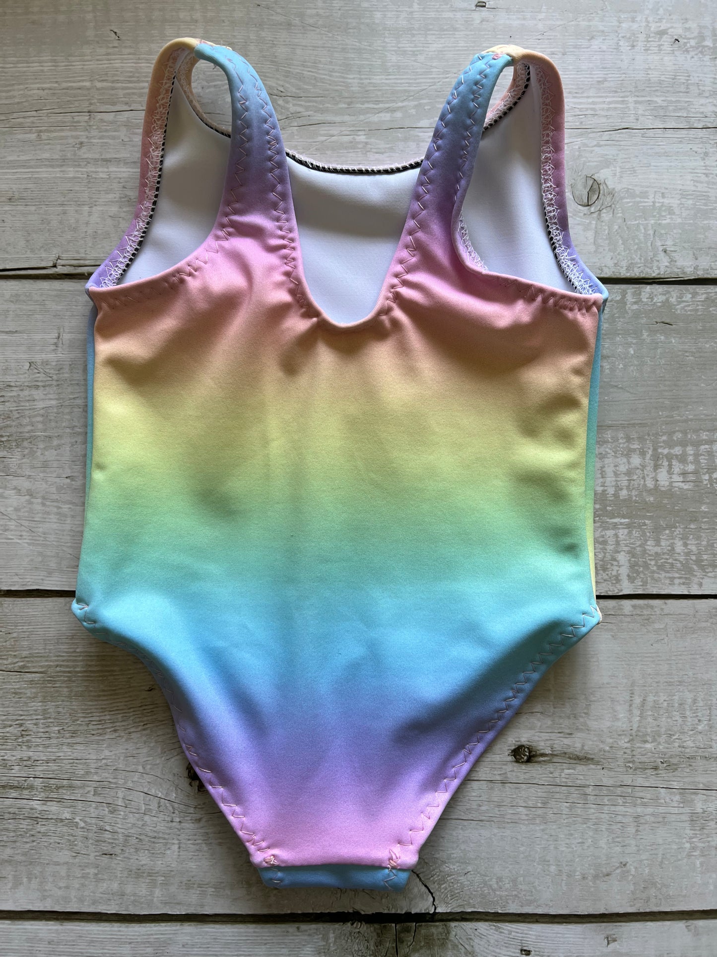 Kids Rainbow Pastel Swimsuit - 3-6 Months