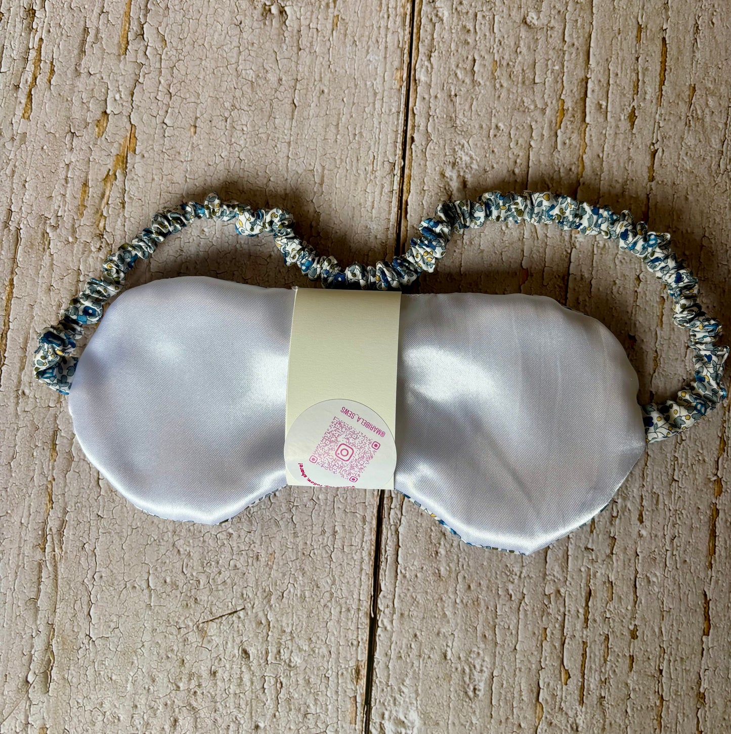 Blue Liberty Print Eye Mask