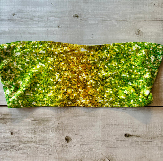 Glitter Print Bandeau- Size 12