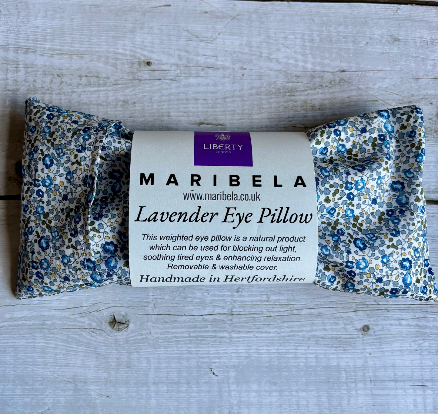 Blue Liberty Print Lavender Eye Pillow