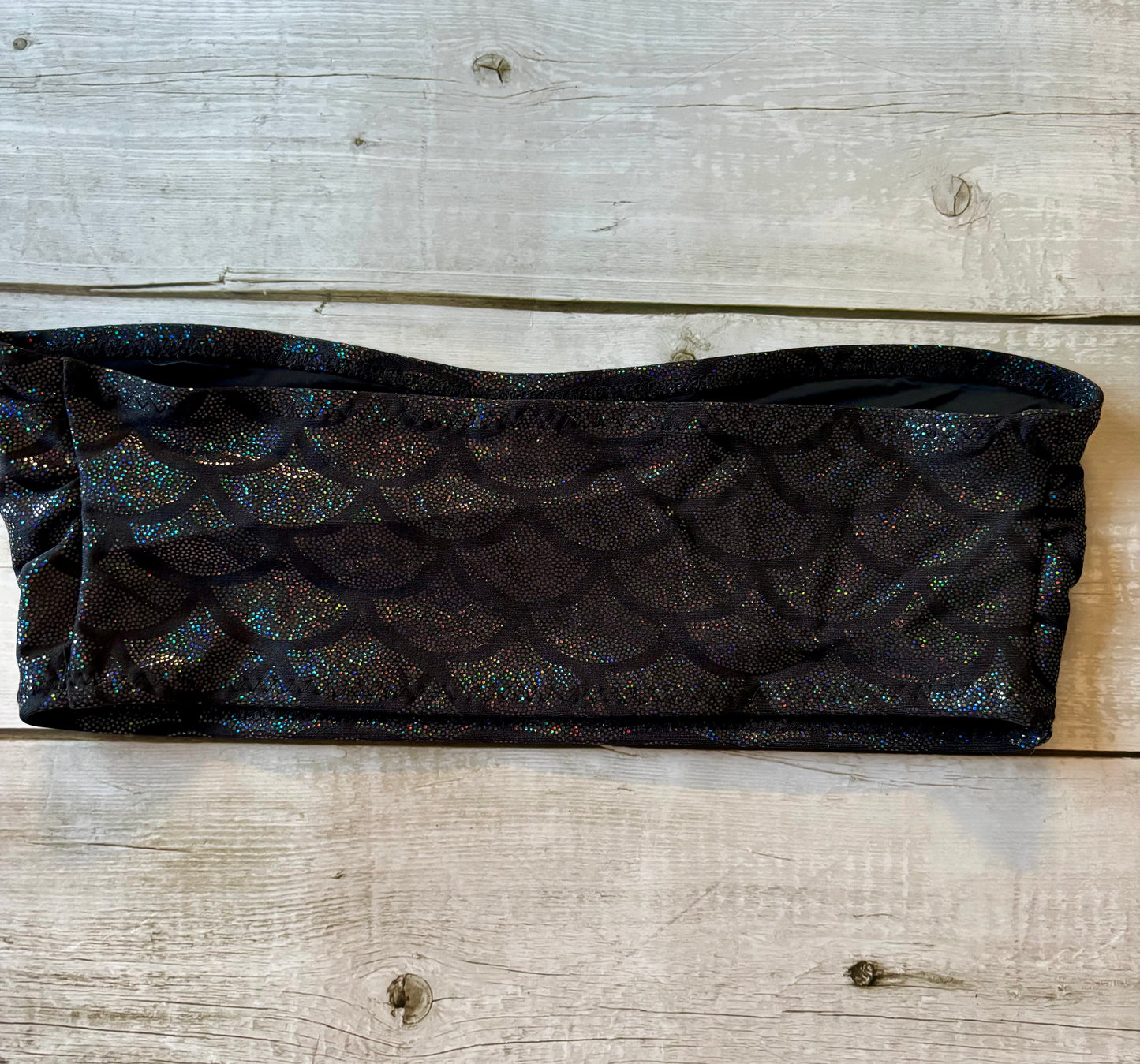 Black Mermaid Bandeau - Size 8