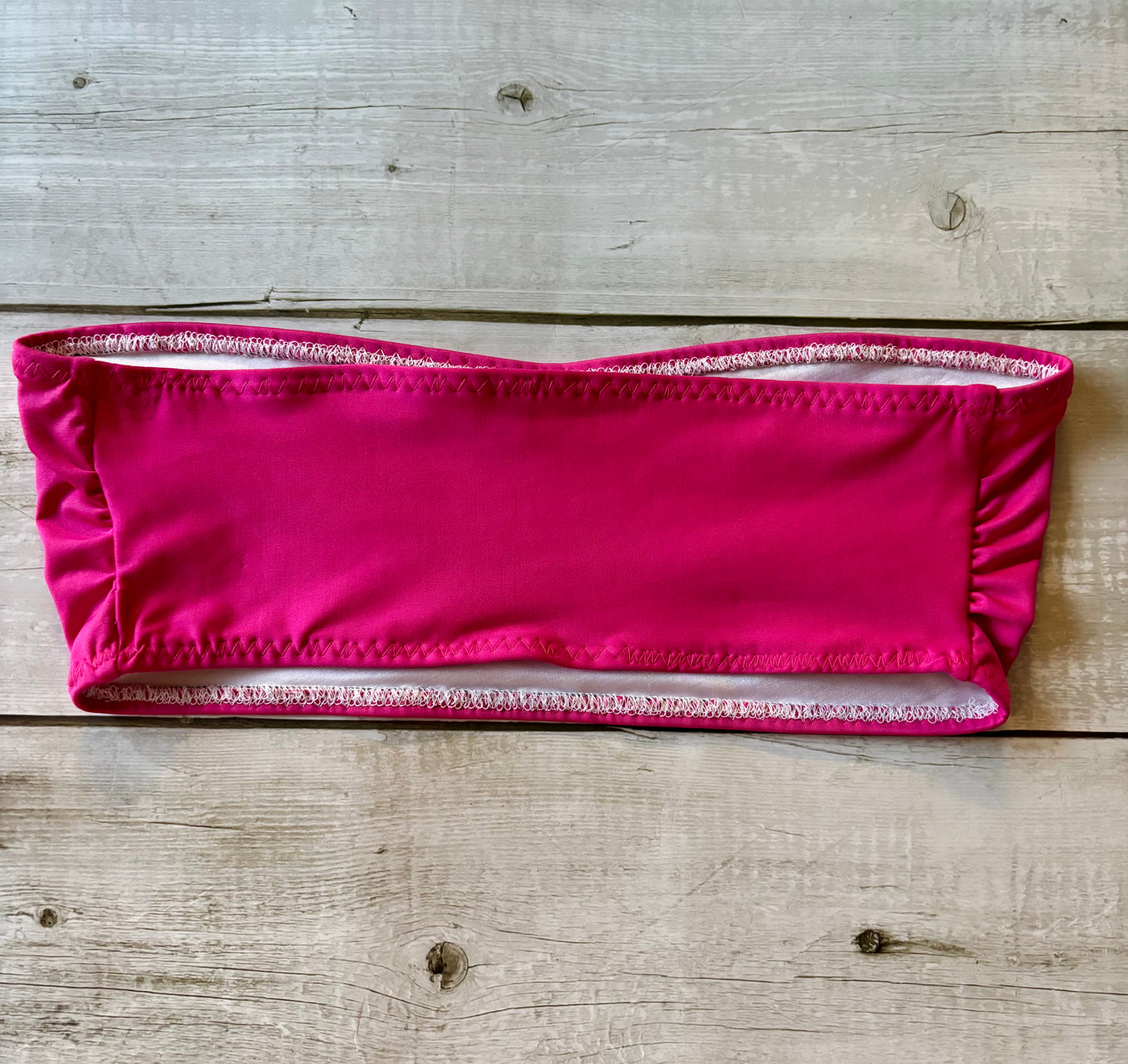 Pink Bandeau - Size 8