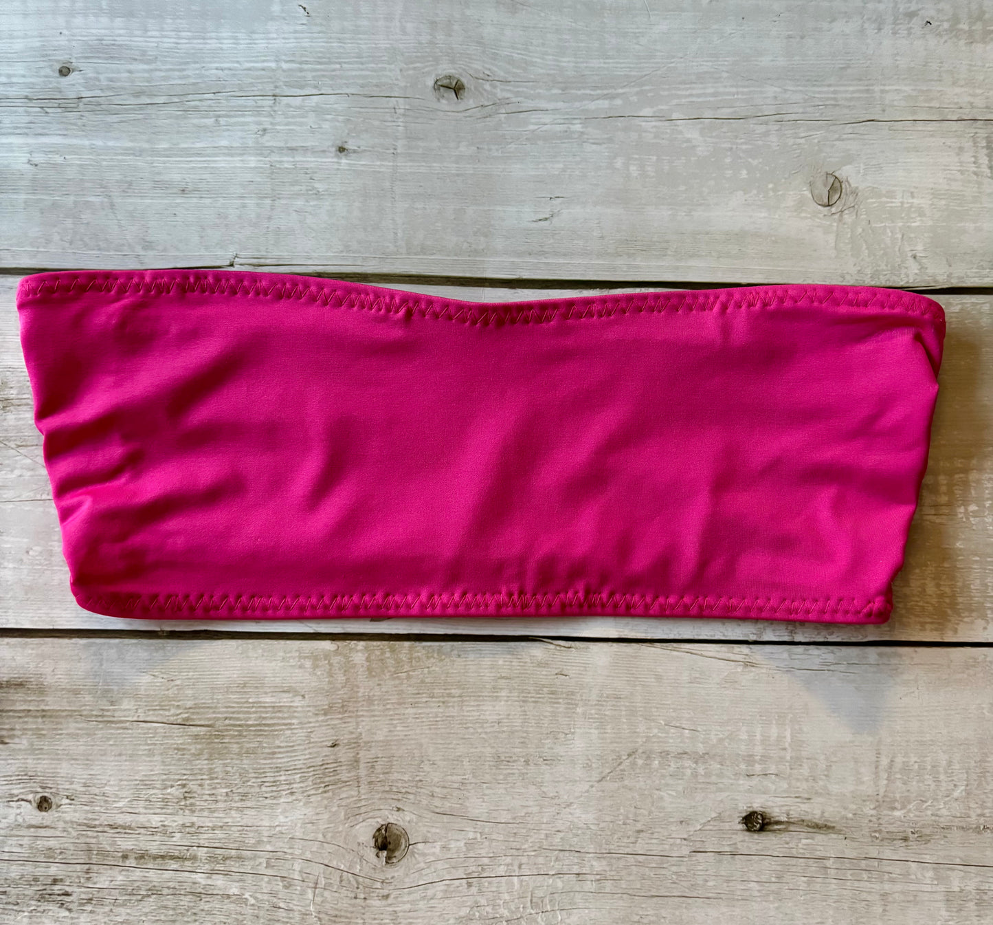 Pink Bandeau - Size 8