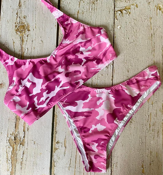 Pink Camo Bikini - Size 10 & 12