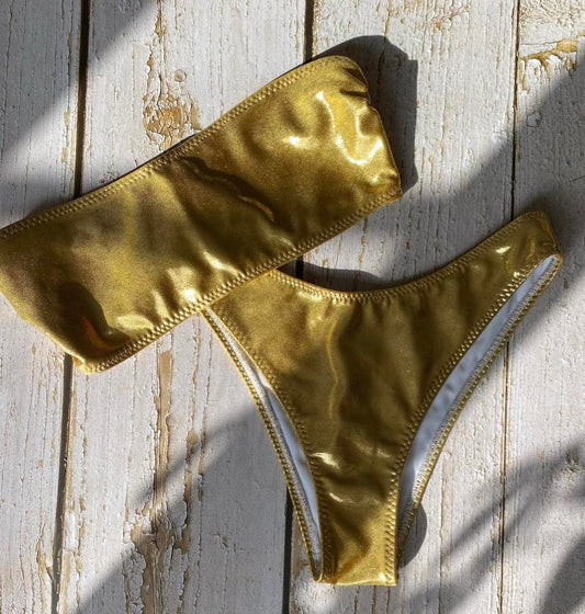 Gold Shine Bikini - Size 8