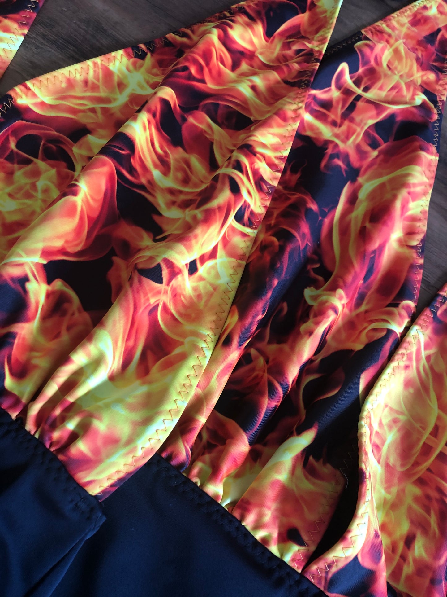 Limited Edition Fire Halter Swimsuit - Size 12 & 14