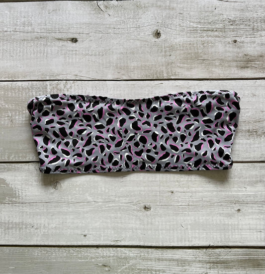 Purple Leopard Bandeau - Size 8