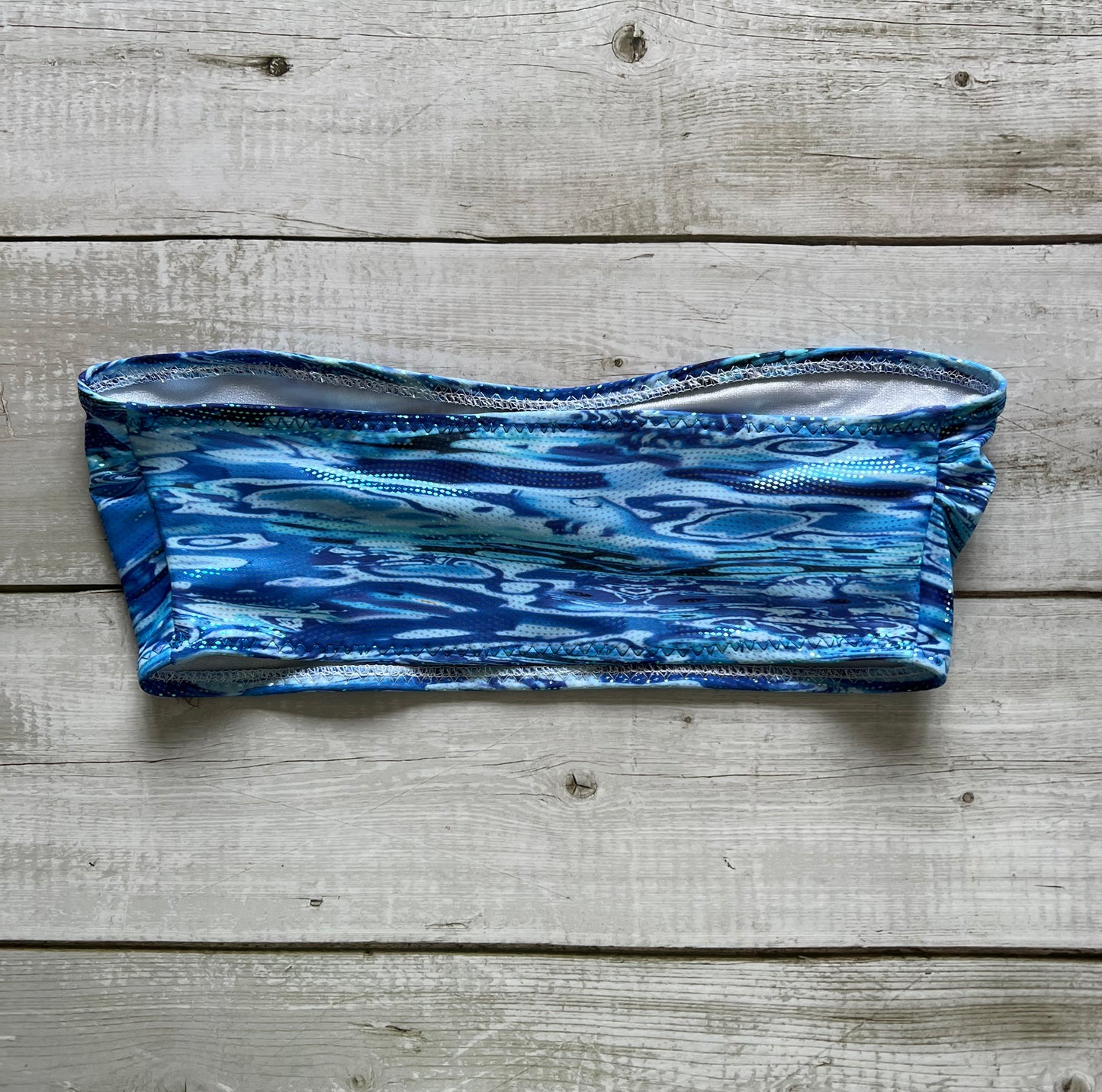 Blue Shine Bandeau - Size 8