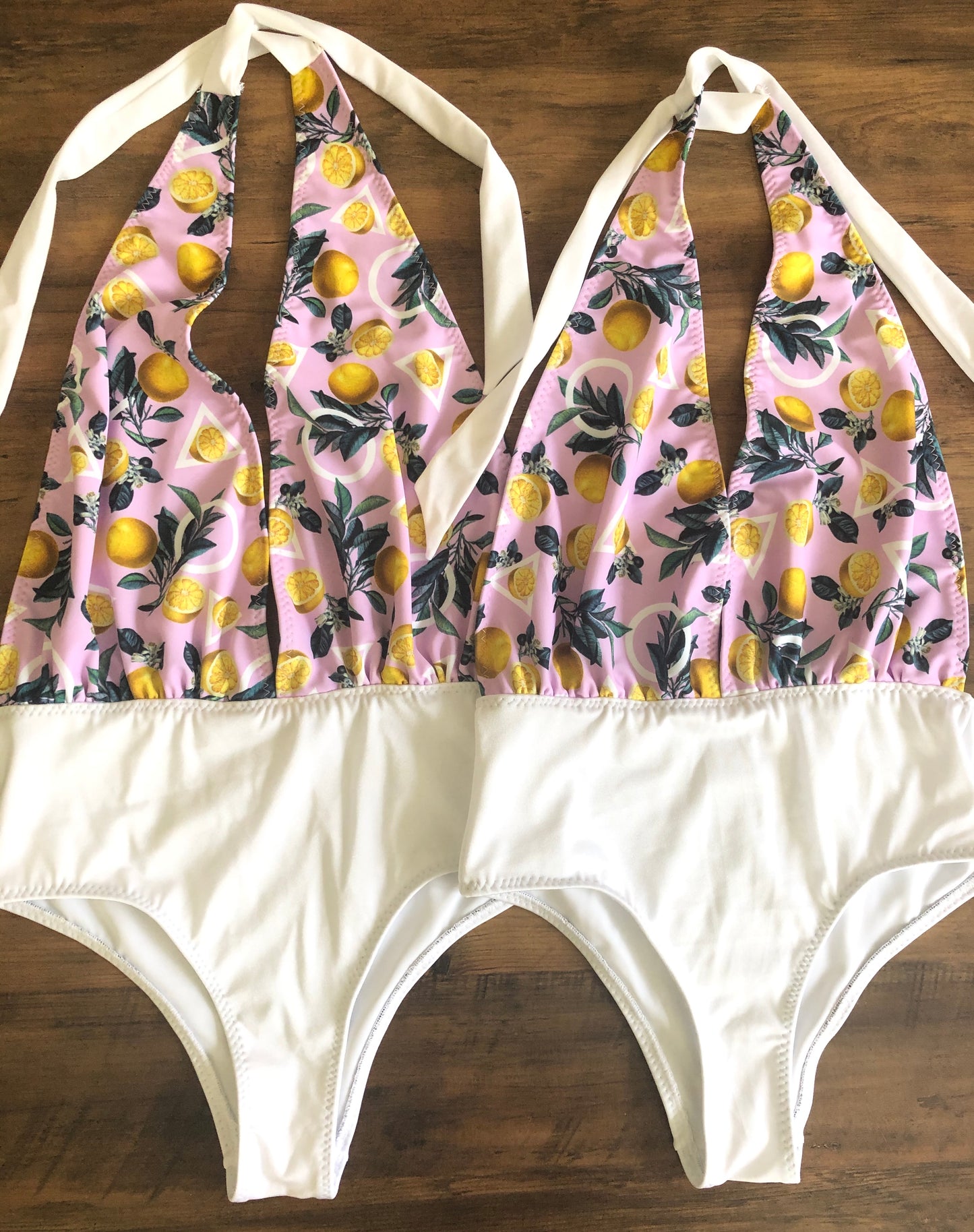 Limited Edition Lemon Halter Swimsuit - Size 8 & 10