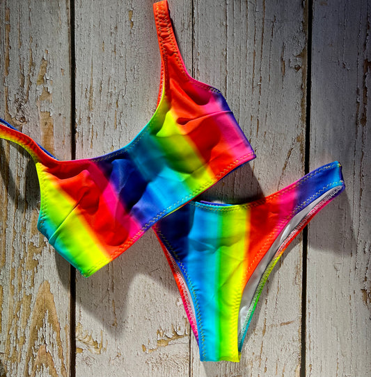 Rainbow Bikini - Size 8